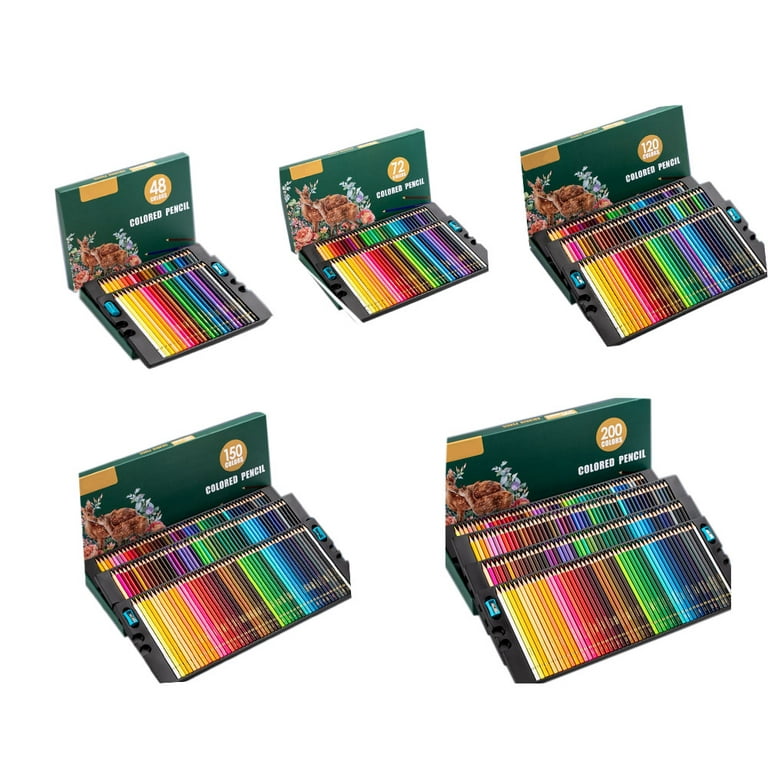 48/72/120/150/200 Professional Oil Color Pencil Set
