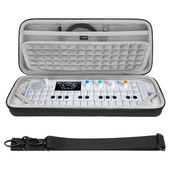 Geekria Hard Shell Travel Case Compatible with Teenage Engineering OP-1 Field/OP-1/ OP-XY Portable Synthesizer, Audio Sampler Carrying Bag