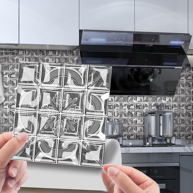 PEONAVET Wall Stickers 10pc Crystal Tile Stickers DIY Self-Adhesive Wall Stickers