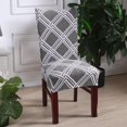 thumbnail image 4 of Stretch Dining Room Chair Slipcovers Spandex Fabric Removable Washable Chair Protector Cover for Dining Room, Hotel, Ceremony, Wedding, Party (Ee, 4 Per Set), 4 of 5