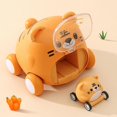 thumbnail image 2 of Cartoon Press Pull Back Car Toys Racing Vehicle Cute Pet Catapult Car Toy For Xmas Gifts, 2 of 5