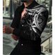 thumbnail image 1 of Camisa geométrica para hombre, suave y cómoda para uso diario, elegante camisa de manga larga, camisa de gran tamaño de alta calidad XS-6XL, 1 of 6