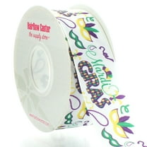 1.5" Mardi Gras Grosgrain Ribbon 25 Yard