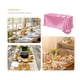 thumbnail image 5 of Mantel de satén, mantel para banquetes, brillante, color liso, para bodas y eventos en hoteles, resistente, plegable, 100% poliéster, para salón de banquetes,Wsvlmg, 5 of 9