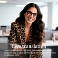 thumbnail image 6 of AI Translation smart Glasses with Real-Time 160-Language Translator, Hands-Free Calling, Music Playback, Physical Color-Changing/Black Options, for Language Learning & Business Use, Ideal Gift, 6 of 10