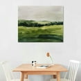 thumbnail image 2 of Feiri  Sylvie Green Mountain Landscape Framed Canvas Wall Art Modern Soft Watercolor Nature Landscape Art for Wall Home Decor 16x12in, 2 of 6