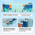 thumbnail image 5 of HDUTNGISN 100"Collapsible Rectangular Non-Inflatable Family Pool,Hard Plastic Shell, Blue, 5 of 10
