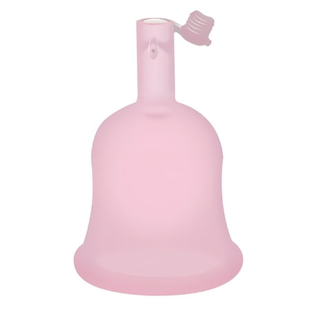 XIRQI Silicone Menstrual Cup Monthly Menstrual Leak-proof Recyclable Collector for Home (Pink S Size)