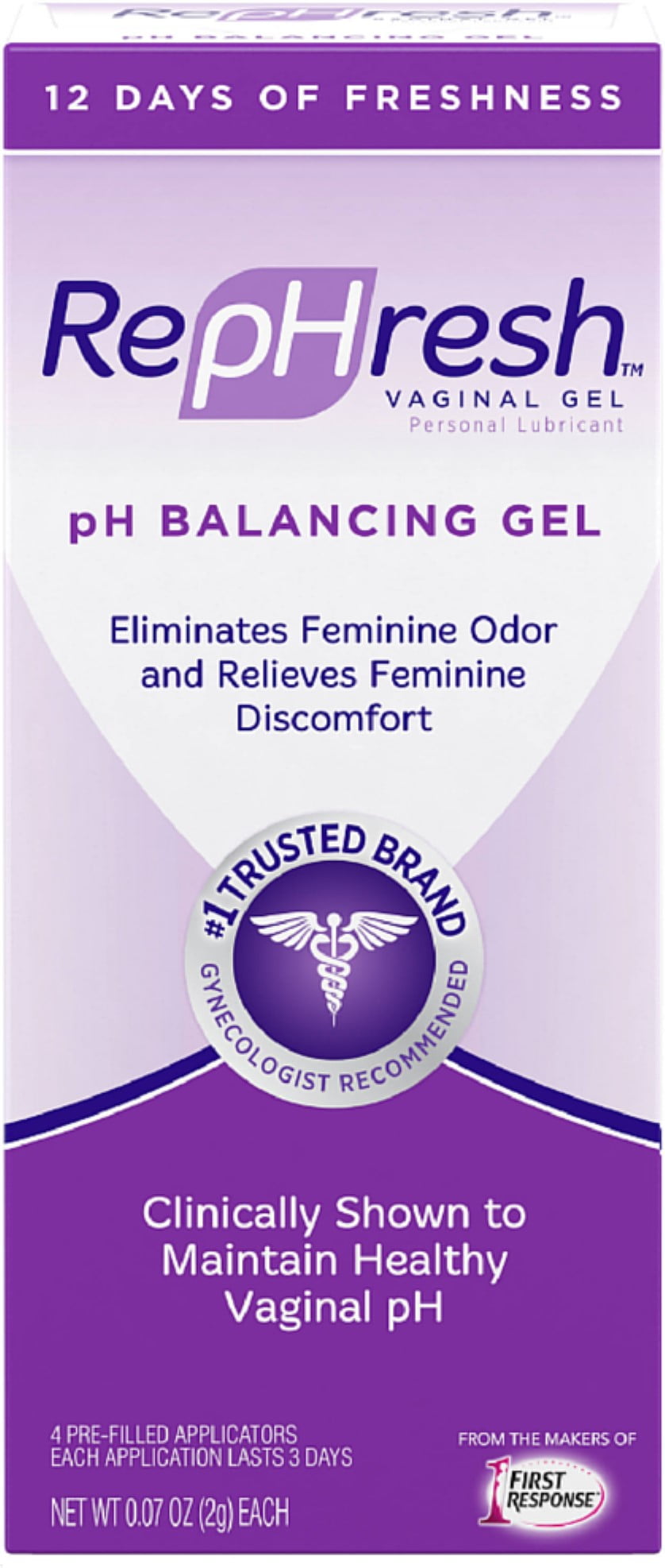 RepHresh Vaginal Care Gel, pH Balancing, Odor Eliminating, Moisture