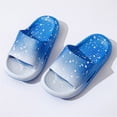 thumbnail image 5 of TOWED22 Kids Cloud Slides Boys Girls Shower Slippers Slip on Slide Sandals Non-slip Summer Beach Pool Shoes(Blue,9.5), 5 of 5