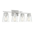 thumbnail image 4 of Modern Silver Bathroom Vanity Light, 4 of 7