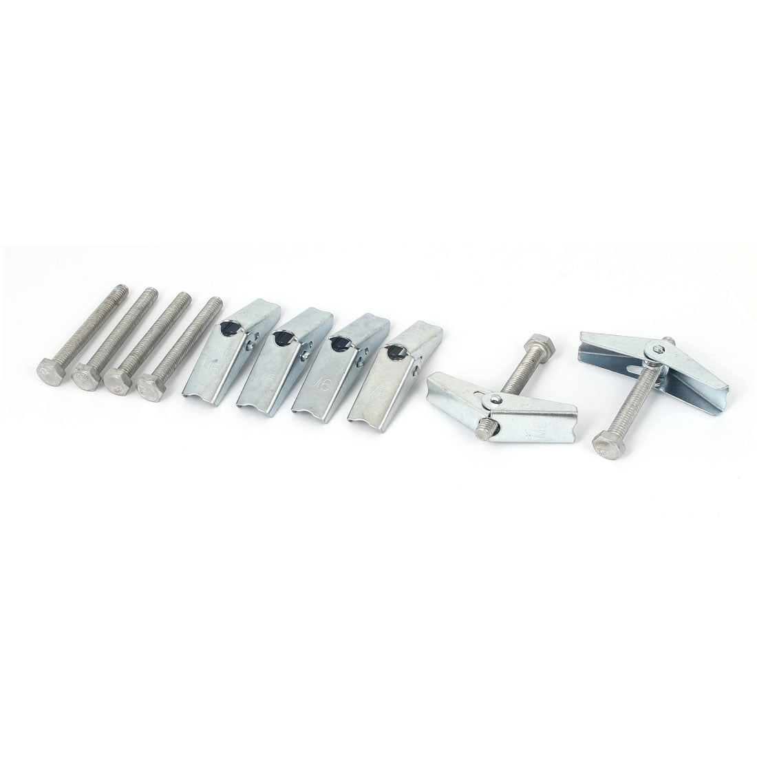 CAVITY WALL ANCHORS PLASTERBOARD SPRING TOGGLE FIXINGS WITH SCREWS 