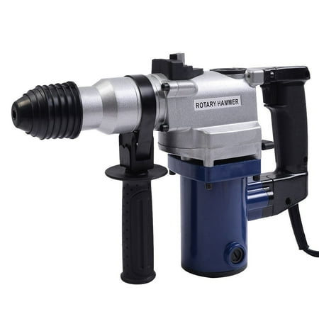 - 850W Electric Rotary Hammer Drill SDS Chisel Bits Demolition Kit w/ Case