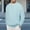 Blue, variant on Bcfgryg Men's Knit Sweater Coat Winter Warm Soft Long Sleeve Round Neck Casual Pullover Oversized Cozy Outwear Mens Sweater Beige L