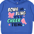 thumbnail image 3 of Inktastic Bows and Bling Its a Cheerleading Thing Toddler Hoodie, 3 of 4