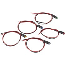Universal Red LED Indicator Light Bulb, 1/4 Inch