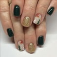thumbnail image 5 of Uñas postizas a presión, regalo para mujer. Paquete de 24 uñas postizas cortas navideñas para pegar. Cobertura total con pegamento., 5 of 5