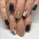 thumbnail image 5 of Uñas postizas a presión, regalo para mujer. Paquete de 24 uñas postizas cortas navideñas para pegar. Cobertura total con pegamento., 5 of 5