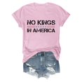 thumbnail image 4 of HXWCHs T-Shirt à Manches Courtes pour Femmes Mode Décontractée T-Shirt à Col Rond à Manches Courtes Imprimé pour Femmes Haut pour Tous les Jours TTG Rose, 4 of 4