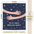 thumbnail image 6 of Amhlg Get Well Gifts for Women Men, Hug/Healing Blanket, Thinking of You/Cancer Care/Sympathy/After Surgery Gifts for Friends, Sister, Coworkers, Soft Throw Blankets 50'''' x 60'''', 6 of 6