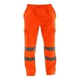 thumbnail image 2 of SnnmBlm Rain Pants Reflective High Visibility Rain Pants Orange 4XL, 2 of 4