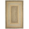 thumbnail image 1 of homeroots home decor 395554 4’ x 6’ Tan and Beige Bordered Area Rug, 1 of 1