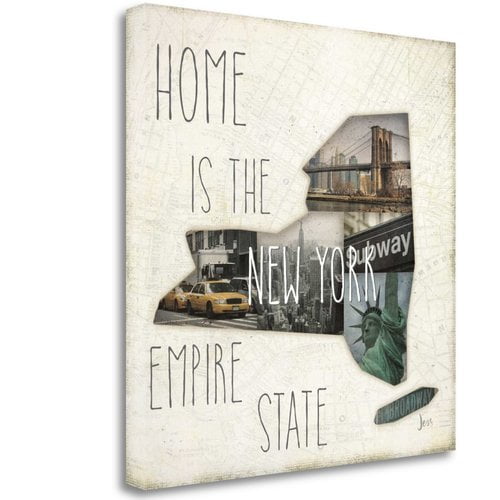 Tangletown Fine Art Instastates II By Jess Aiken, Gallery Wrap Canvas