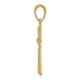 thumbnail image 3 of 14K Gold Diamond Cut X Cross Pendant Charm Jewelry 27 x 14mm, 3 of 3