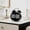 Black, variant on Small Alarm Clock for Bedroom, Student Desk Clock Analog Battery Operated, 5.9x4.9x2.2in