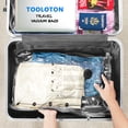 thumbnail image 4 of 24 Pack Travel Vacuum Storage Bags for Clothing with Rechargeable Electric Pump, Compression Packing Cubes Organizer for Luggage Suitcase, Space Saver Seal Bags for Vacation Cruise, 4 of 5