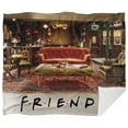 thumbnail image 2 of LOGOVISION Friends Blanket, 50x60 inches, Central Perk Couch Silky Touch Sherpa Back Super Soft Throw Blanket, 2 of 5