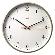 Bai 16" Jumbo Wall Clock, Bodoni Titanium