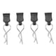 thumbnail image 2 of Clips De Pasador R Para Coche RC, Usables De Alta Resistencia, 4 Piezas, Piezas De Actualización De Fijación Estable Universal, Clips De Carcasa De Cuerpo RC De Repuesto Para, 2 of 7