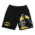 thumbnail image 2 of Batman Logo & Pose Men's Black Sleep Pajama Shorts -XL, 2 of 7