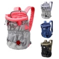 thumbnail image 1 of Flmtop Hands-Free Cat Travel Bag Legs Out Front Pet Carrier Backpack for Small Medium Large Dogs Walking Hiking Bike Motorcycle, 1 of 7