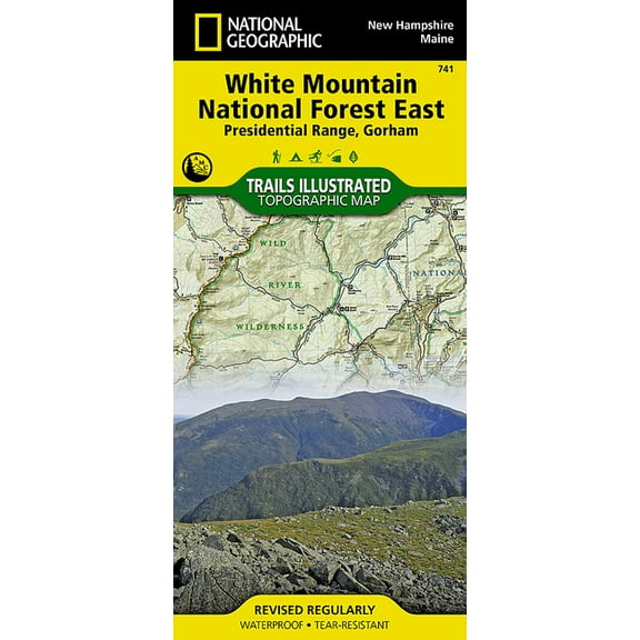 National Geographic Trails Illustrated M White Mountain National Forest East Map [Presidential Range, Gorham], Book 741, (Paperback)