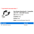 thumbnail image 2 of Rear Bumper Mounting Kit - Compatible with 1991 - 2003 GMC Sonoma 1992 1993 1994 1995 1996 1997 1998 1999 2000 2001 2002, 2 of 2