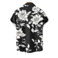 thumbnail image 4 of WAENQINLA Hawaiian Shirt for Men, Floral Tropical Shirts Casual Summer Short Sleeve Button Down Shirt Vacation Outfits Beach Shirt 2025, 4 of 4