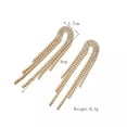 thumbnail image 4 of K-KED Fashion Cubic Zirconia Tassel Earrings Drop Dangle For Women Wedding Jewelry-#9, 4 of 9