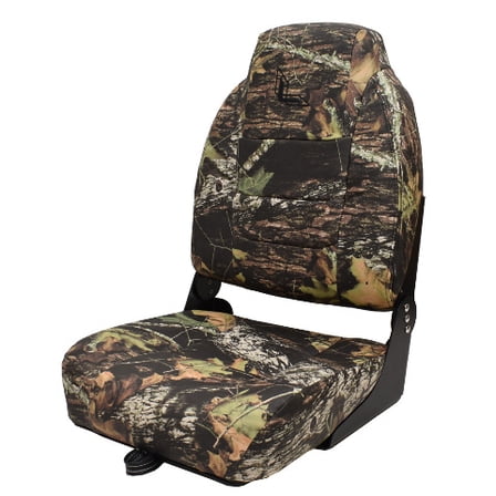 Lowe Boat High Back Folding Seat 2370733 | Mossy Oak Break Up Vinyl