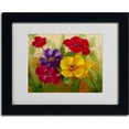 thumbnail image 2 of Trademark Fine Art "Flowers" Canvas Art by Rio, Black Frame, 2 of 3