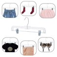 thumbnail image 5 of ACSTEP Pant & Skirt Hanger, 14 Inch Pants Hangers with Clip,50 Pack,Clear, 5 of 10