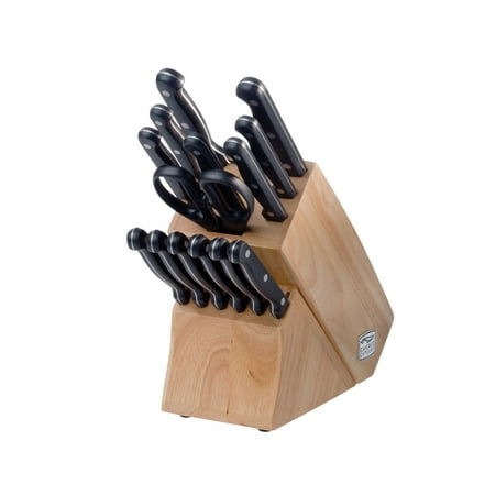 Chicago Cutlery Essentials 15-Piece Knife Block (Best Rated Cutlery Block Set)