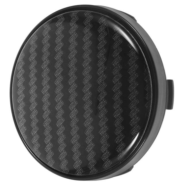 IDEANATEGRATE Tapa Central Para Llantas De Carro En De Carbono Negro Material ABS Aluminio
