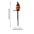 thumbnail image 3 of Halloween Decoration Indoor Outdoor Clearance Under $5.00! Thanksgiving Fall Decorations for Home, Halloween Pumpkin Solar Ground Stake, 3 of 5