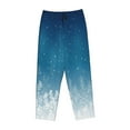 thumbnail image 4 of Kll Womens Christmas Snowflakes Print Pajama Pants Soft Pajama Bottoms For Women Cozy Lounge Pants, 4 of 9
