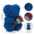 thumbnail image 5 of RECUTMS Artificial Rose Teddy Bear Valentines Day Gifts for Her,Mothers Day Anniversary Birthday Gifts (Royal Blue), 5 of 8