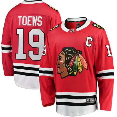 - Jonathan Toews Chicago Blackhawks Fanatics Branded Youth Home Breakaway Player Jersey - Red