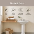 thumbnail image 5 of Modern Threads Reinhart 6-Piece Quick Dry Striped, Cotton Bath Towel Set, Mustard, 5 of 11