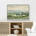 thumbnail image 4 of wall26 Framed Canvas Print Wall Art Aerial View Pastel Green Forest Valley Nature Wilderness Illustrations Fine Art Decorative Rustic Multicolor for Living Room, Bedroom, Office - 16"x24" W, 4 of 7